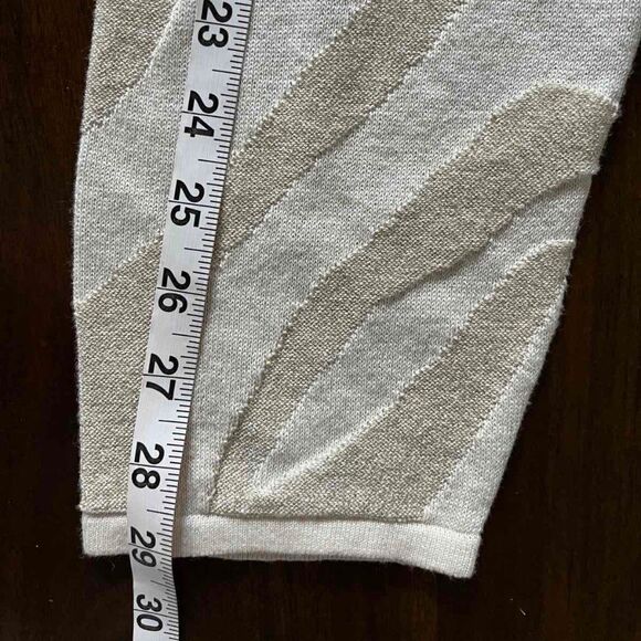 CHICO’S Sweater Chunky knit Sparkly Striped Top long sleeve size 3 - Picture 9 of 14